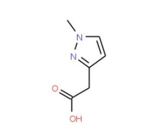 (1-Methyl-1H-pyrazol-3-yl)acetic acid - chemical structure image