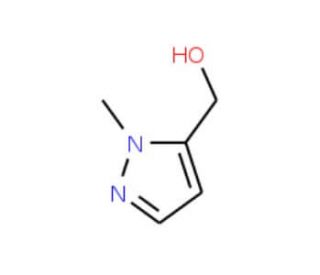(1-Methyl-1H-pyrazol-5-yl)methanol (CAS 84547-61-5) - chemical structure image