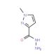 1-Methyl-1H-pyrazole-3-carbohydrazide - chemical structure image