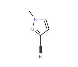 1-Methyl-1H-pyrazole-3-carbonitrile (CAS 79080-39-0) - chemical structure image