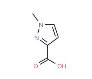1-Methyl-1H-pyrazole-3-carboxylic acid (CAS 25016-20-0) - chemical structure image