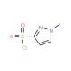 1-Methyl-1H-pyrazole-3-sulfonyl chloride (CAS 89501-90-6) - chemical structure image