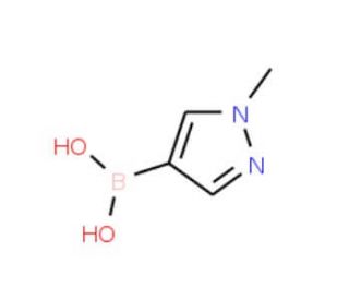 1-Methyl-1H-pyrazole-4-boronic acid (CAS 847818-55-7) - chemical structure image