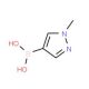 1-Methyl-1H-pyrazole-4-boronic acid (CAS 847818-55-7) - chemical structure image