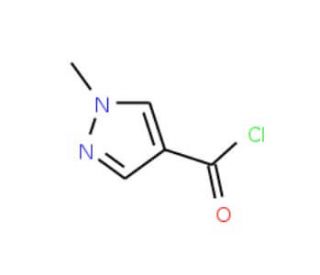 1-Methyl-1H-pyrazole-4-carbonyl chloride (CAS 79583-19-0) - chemical structure image