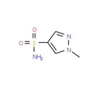 1-methyl-1H-pyrazole-4-sulfonamide - chemical structure image