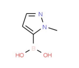 1-Methyl-1H-pyrazole-5-boronic acid (CAS 720702-41-0) - chemical structure image