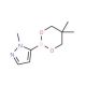 1-Methyl-1H-pyrazole-5-boronic acid, neopentyl glycol ester (CAS 1044851-76-4) - chemical structure image