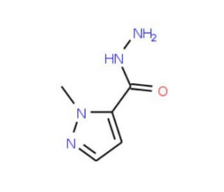 1-Methyl-1H-pyrazole-5-carbohydrazide (CAS 197079-02-0) - chemical structure image