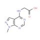 (1-Methyl-1H-pyrazolo[3,4-d]pyrimidin-4-ylamino)-acetic acid - chemical structure image
