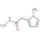 (1-Methyl-1H-pyrrol-2-yl)-acetic acid hydrazide (CAS 158144-17-3) - chemical structure image