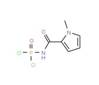 (1-methyl-1H-pyrrol-2-yl)carbonylphosphoramidic dichloride - chemical structure image