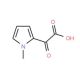 (1-methyl-1H-pyrrol-2-yl)(oxo)acetic acid - chemical structure image