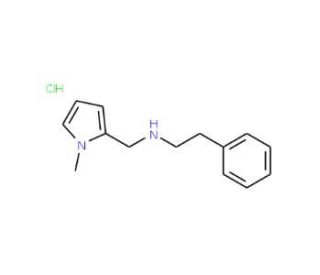 (1-Methyl-1H-pyrrol-2-ylmethyl)-phenethyl-amine hydrochloride - chemical structure image