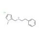 (1-Methyl-1H-pyrrol-2-ylmethyl)-phenethyl-amine hydrochloride - chemical structure image