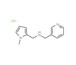 (1-Methyl-1H-pyrrol-2-ylmethyl)-pyridin-3-ylmethyl-amine hydrochloride - chemical structure image