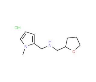 (1-Methyl-1H-pyrrol-2-ylmethyl)-(tetrahydro-furan-2-ylmethyl)-amine hydrochloride - chemical structure image