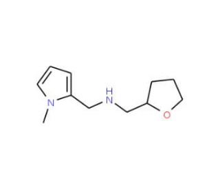 (1-Methyl-1H-pyrrol-2-ylmethyl)-(tetrahydro-furan-2-ylmethyl)-amine - chemical structure image