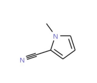 1-methyl-1H-pyrrole-2-carbonitrile (CAS 34884-10-1) - chemical structure image