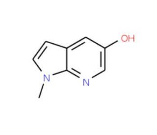 1-Methyl-1H-pyrrolo[2,3-b]pyridin-5-ol (CAS 737003-45-1) - chemical structure image