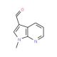 1-Methyl-1H-pyrrolo[2,3-b]pyridine-3-carbaldehyde - chemical structure image