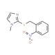 1-methyl-2-{[(2-nitrophenyl)methyl]sulfanyl}-1H-imidazole - chemical structure image