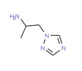 1-Methyl-2-[1,2,4]triazol-1-yl-ethylamine (CAS 883545-31-1) - chemical structure image