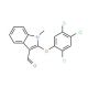 1-Methyl-2-(2,4,5-trichlorophenoxy)-1H-indole-3-carbaldehyde - chemical structure image