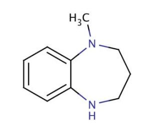 1-Methyl-2,3,4,5-tetrahydro-1H-1,5-benzodiazepine (CAS 32900-36-0) - chemical structure image