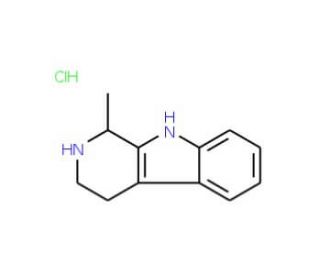 1-Methyl-2,3,4,9-tetrahydro-1H-beta-carboline hydrochloride - chemical structure image