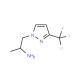 1-Methyl-2-(3-trifluoromethyl-pyrazol-1-yl)-ethylamine - chemical structure image