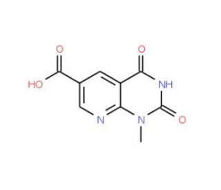 1-methyl-2,4-dioxo-1,2,3,4-tetrahydropyrido[2,3-d]pyrimidine-6-carboxylic acid - chemical structure image