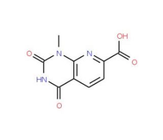 1-methyl-2,4-dioxo-1,2,3,4-tetrahydropyrido[2,3-d]pyrimidine-7-carboxylic acid - chemical structure image