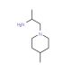 1-Methyl-2-(4-methyl-piperidin-1-yl)-ethylamine - chemical structure image