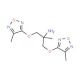 1-Methyl-2-(4-methylfurazan-3-yloxy)-1-(4-methyl-furazan-3-yloxymethyl)ethylamine - chemical structure image