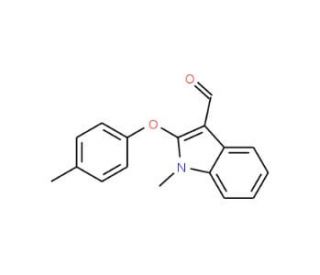 1-Methyl-2-(4-methylphenoxy)-1H-indole-3-carbaldehyde - chemical structure image