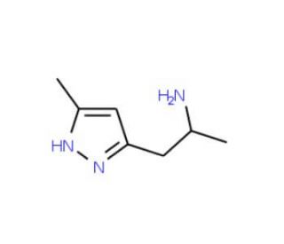 [1-methyl-2-(5-methyl-1H-pyrazol-3-yl)ethyl]amine - chemical structure image