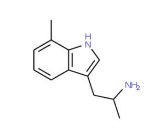 1-Methyl-2-(7-methyl-1H-indol-3-yl)-ethylamine - chemical structure image