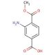 1-Methyl-2-aminoterephthalate (CAS 60728-41-8) - chemical structure image