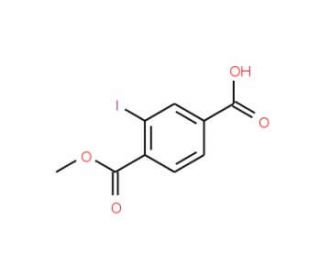 1-Methyl 2-iodoterephthalate (CAS 299173-24-3) - chemical structure image