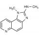 1-Methyl-2-methylaminoimidazo[4,5-F]quinoline (CAS 102408-28-6) - chemical structure image