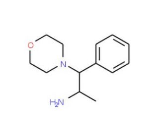 1-Methyl-2-morpholin-4-yl-2-phenyl-ethylamine - chemical structure image
