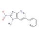 1-Methyl-2-nitro-6-phenylimidazo[4,5-B]pyridine (CAS 129018-59-3) - chemical structure image