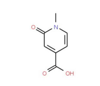 1-Methyl-2-oxo-1,2-dihydropyridine-4-carboxylic acid (CAS 33972-97-3) - chemical structure image