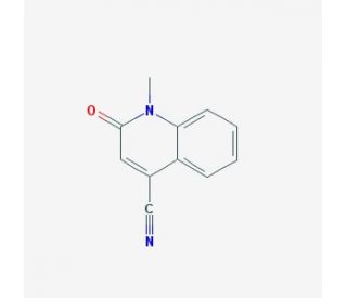 1-methyl-2-oxo-1,2-dihydroquinoline-4-carbonitrile - chemical structure image