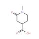 1-Methyl-2-oxopiperidine-4-carboxylic acid (CAS 1000932-09-1) - chemical structure image