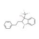1-Methyl-2-phenethyl-3-(trifluoromethyl)-3-indolinol - chemical structure image
