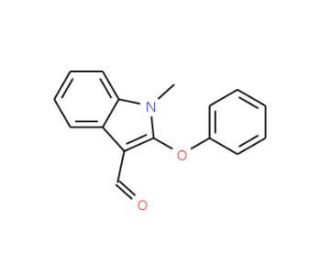 1-Methyl-2-phenoxy-1H-indole-3-carbaldehyde - chemical structure image