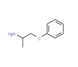 1-Methyl-2-phenoxy-ethylamine (CAS 35205-54-0) - chemical structure image
