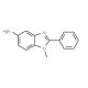 1-Methyl-2-phenyl-1H-benzoimidazol-5-ylamine (CAS 21444-76-8) - chemical structure image